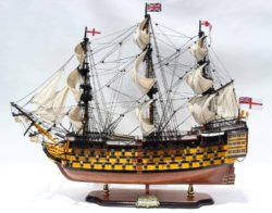 HMS Victory Lord Nelson Handcrafted Wooden Ship Model