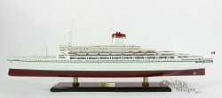 SS Leonardo Da Vinci Italian Ocean Liner Handcrafted Ship Model 34"
