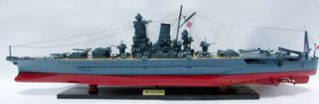 47" Musashi Japanese Battleship Model Ready for Display