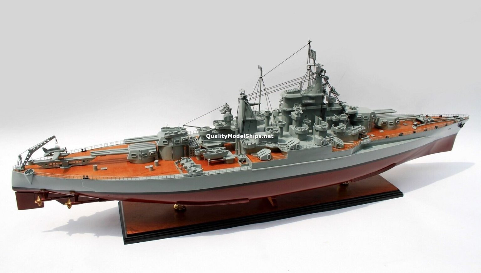 USS CALIFORNIA (BB-44) Battleship Wooden Ship Model - Quality Model Ships