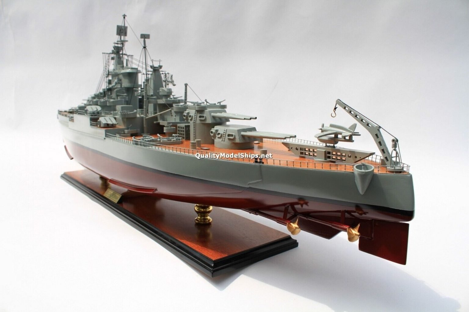 USS CALIFORNIA (BB-44) Battleship Wooden Ship Model - Quality Model Ships