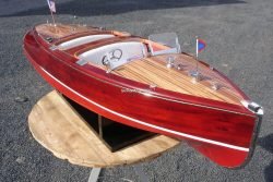Chris Craft Barrel Back 65" Ready RC Conversion Handmade Wooden Model Boat