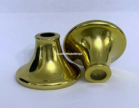 Model Ship Display Pedestals Polished Brass