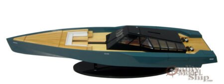 118 Wally Power Motor Yacht - Handcrafted Display Wooden Model Yacht
