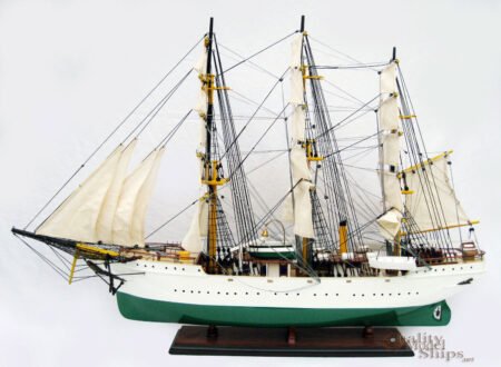 Danmark  Wooden Training Ship Model Ready for Display 25"