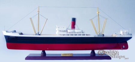 Karaboudjan Fictional Cargo  Ship Model in The Crab with the Golden Claws Story