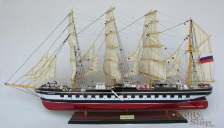 Kruzenshtern - Krusenstern four-masted Barque Handcrafted Wooden Ship Model