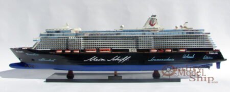 Mein Schiff 5 TUI Cruises Ship Model 39" Handmade Wooden Ship Model Scale 1:300