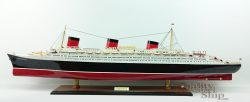 SS Normandie French Ocean Liner Ship Model 40" Museum Quality