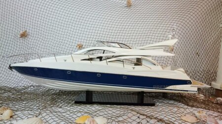 Handcrafted Sunseeker Manhattan 64 Display Model Yacht