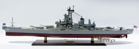 USS Iowa (BB-61) - Handcrafted War Ship Display Model 39"