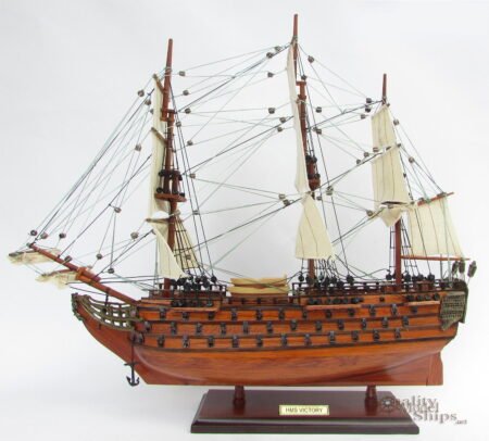 HMS Victory Ship Model Ready for Display 20"