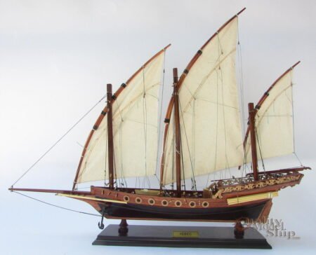 Xebec Handcrafted Wooden Tall Ship Model